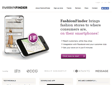 Tablet Screenshot of fashionfinderapp.com